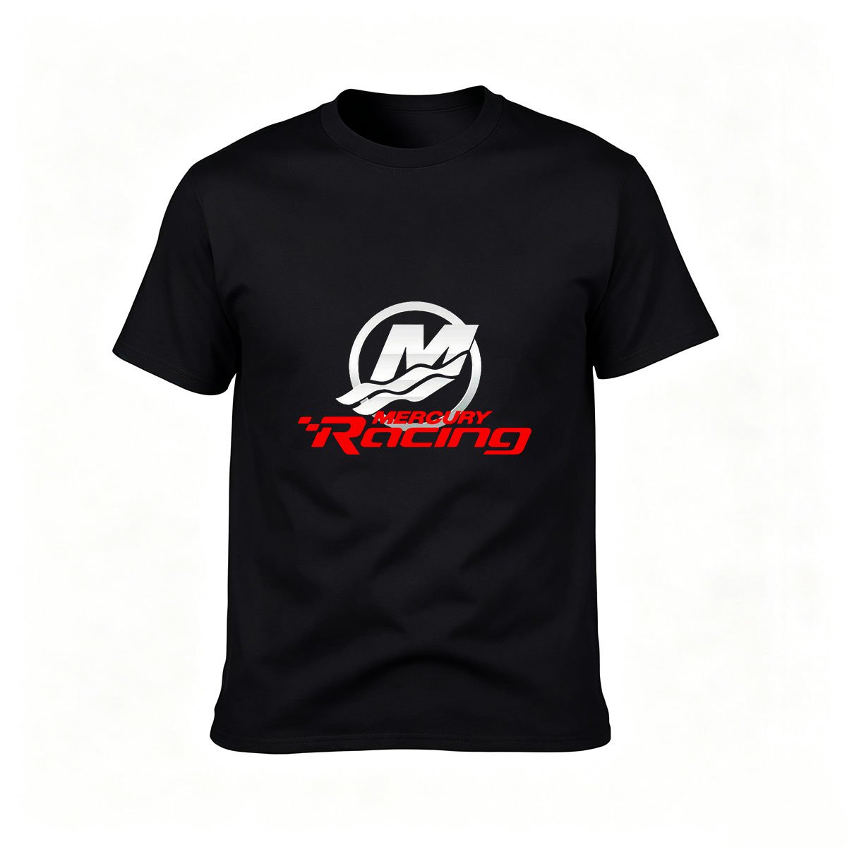 Mercury Racing Logo T-Shirt Men's Black Casual Tee Gift