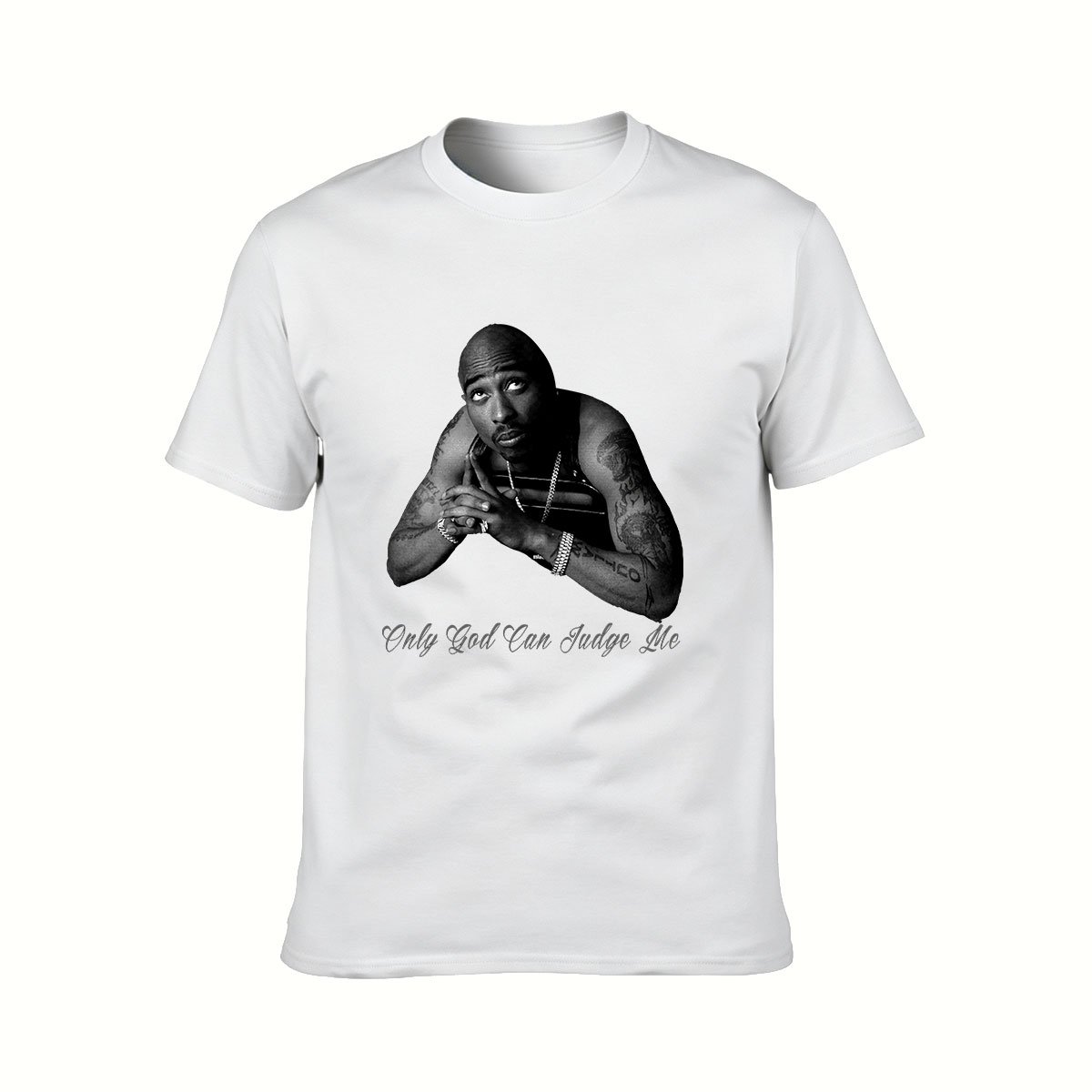 Only God Can Judge Me T-Shirt Men's Hip Hop Fashion Tee Gift - Image 2