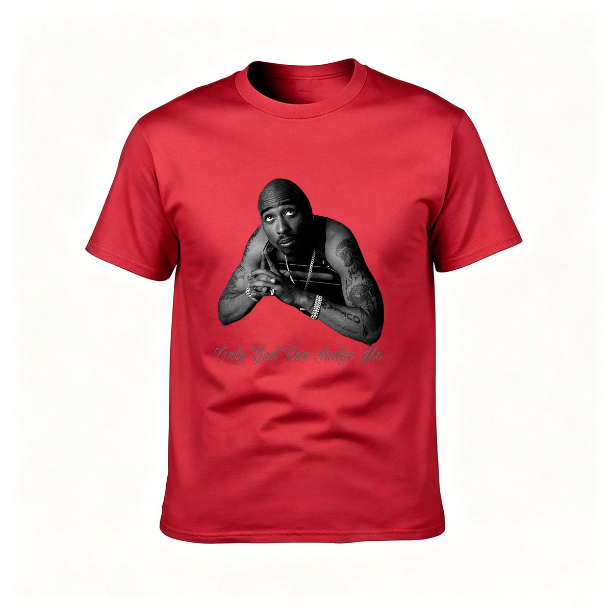 Only God Can Judge Me T-Shirt Men's Hip Hop Fashion Tee Gift - Image 5
