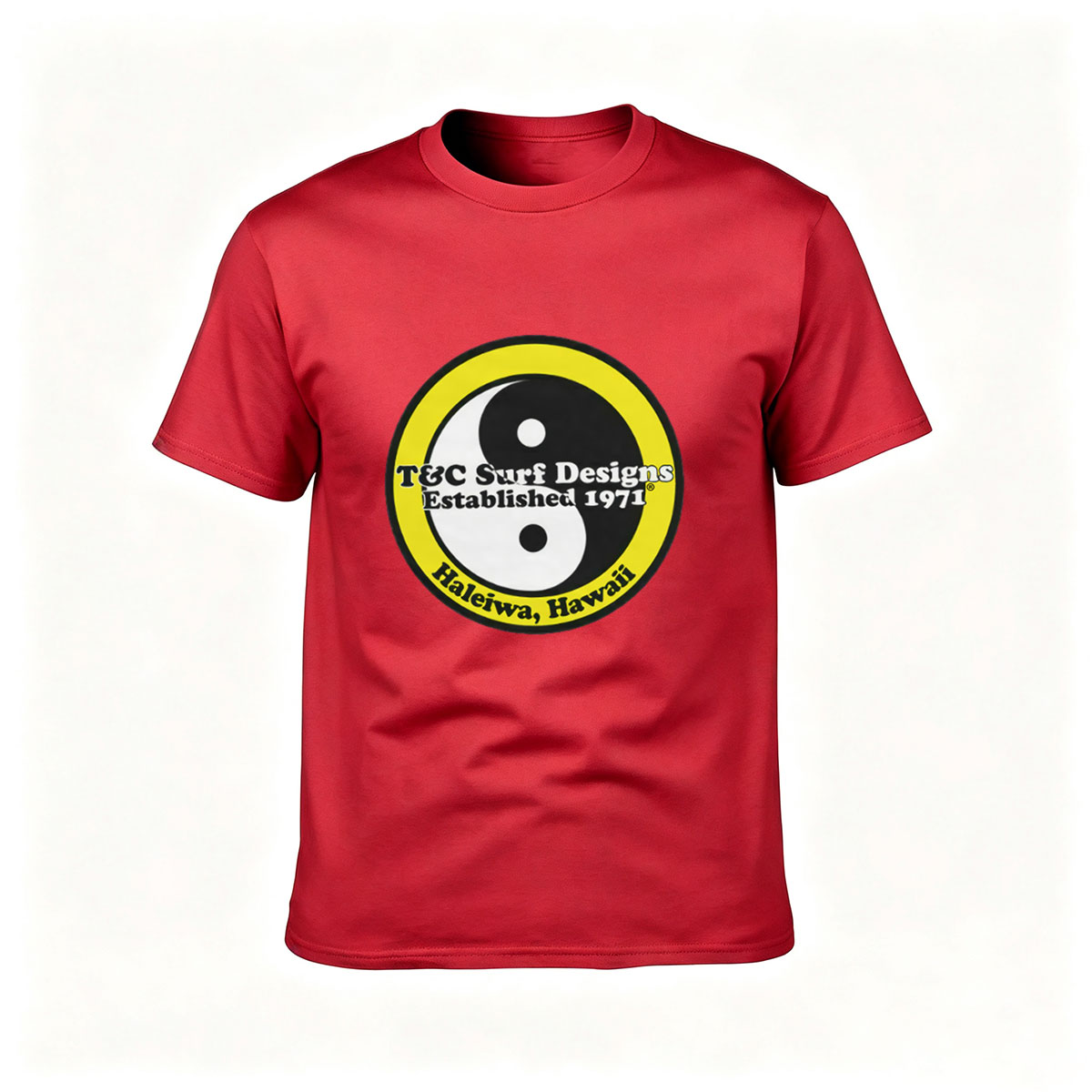 T&C Surf Designs Yin Yang T-Shirt Men's Hawaii 1974 - Image 5