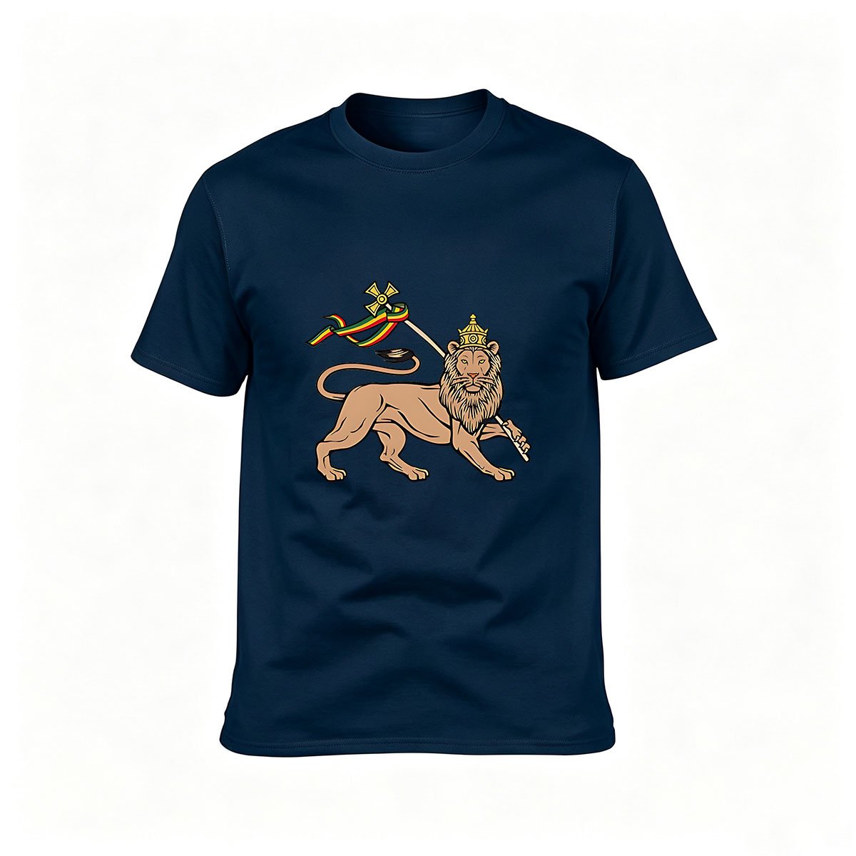 Lion of Judah T-Shirt Men's Ethiopian Symbol Gift Wear - Image 6