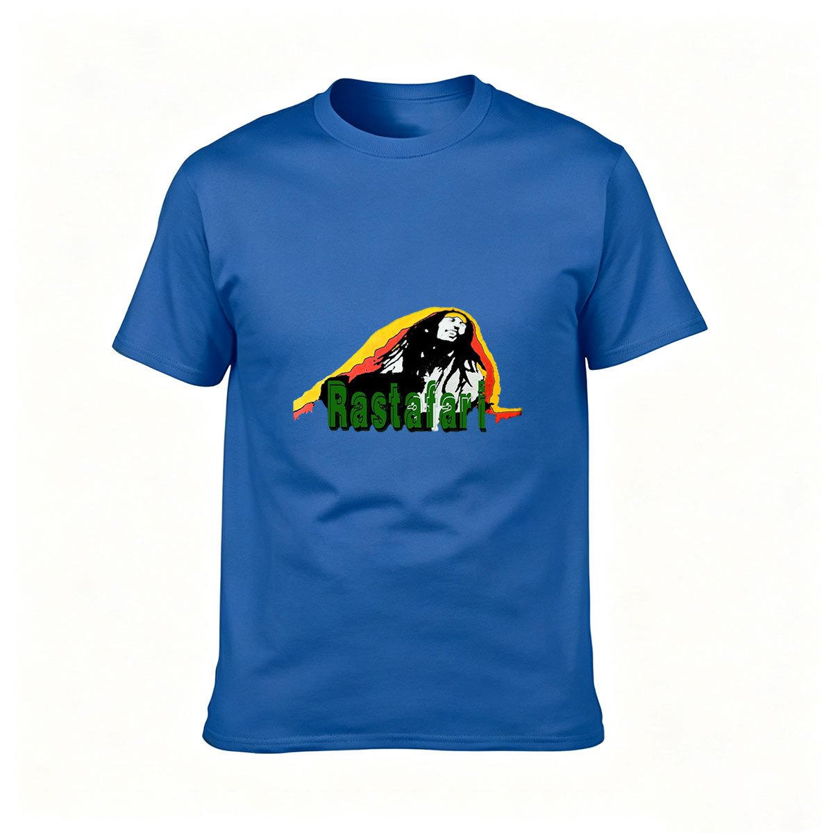 Rastafari Reggae T-Shirt Men's Black Graphic Tee Music Gift - Image 4