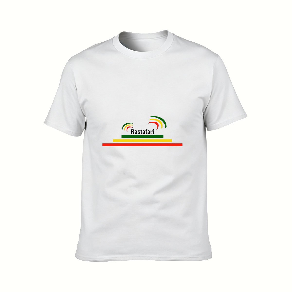 Rastafari Reggae T-Shirt Men's Black Graphic Tee Gift Music Vibes - Image 2