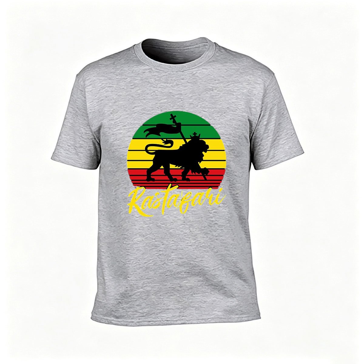 Rastafari Lion T-Shirt Men's Reggae Style Gift Apparel - Image 3