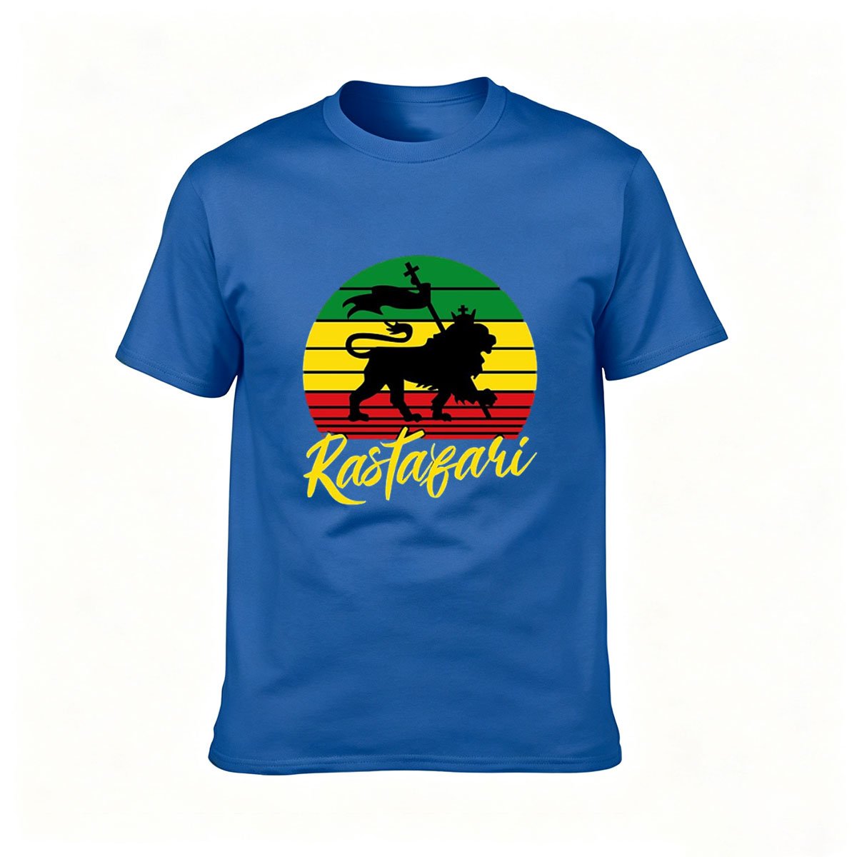 Rastafari Lion T-Shirt Men's Reggae Style Gift Apparel - Image 4