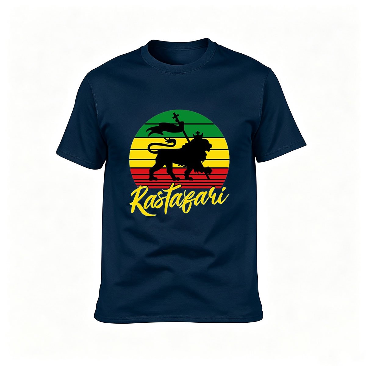 Rastafari Lion T-Shirt Men's Reggae Style Gift Apparel - Image 6