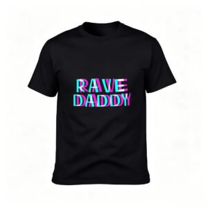 Rave Daddy Mens T-Shirt Neon Party Fun Gift Tee