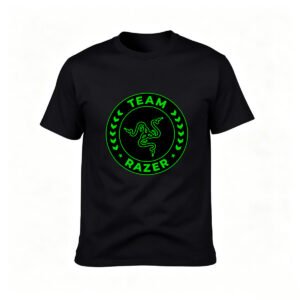 Team Razer Logo T-Shirt Men's Gaming Tee Gift for Gamers