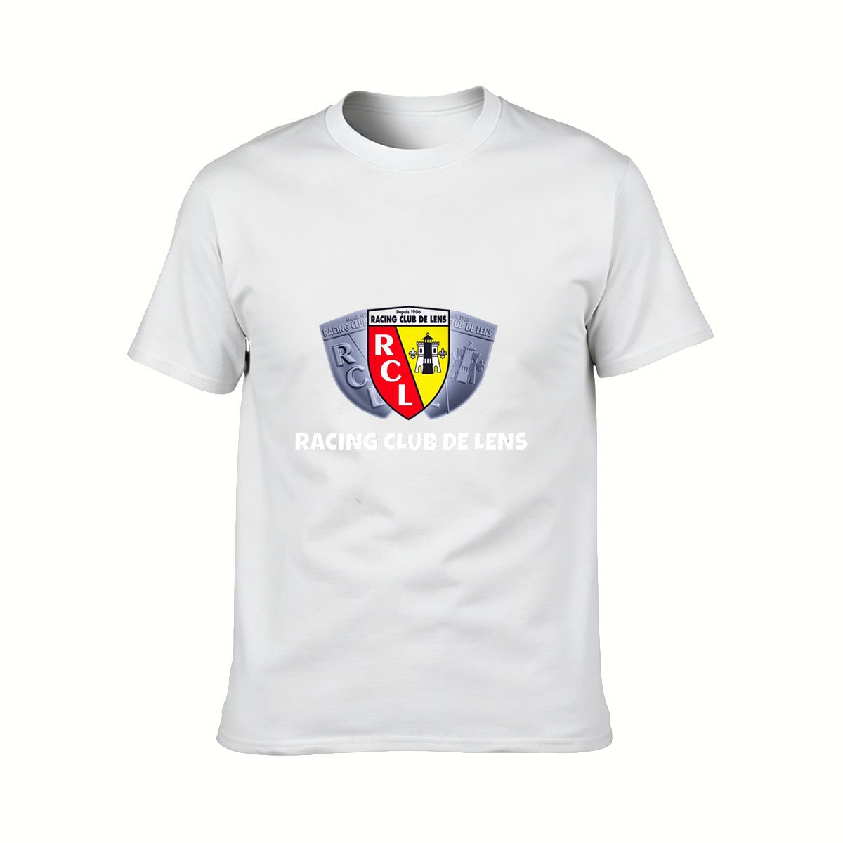 Racing Club de Lens Logo T-Shirt Men's Football Fan Gift - Image 2