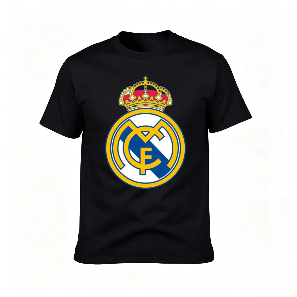 Real Madrid Logo Men's T-Shirt Football Gift Wear