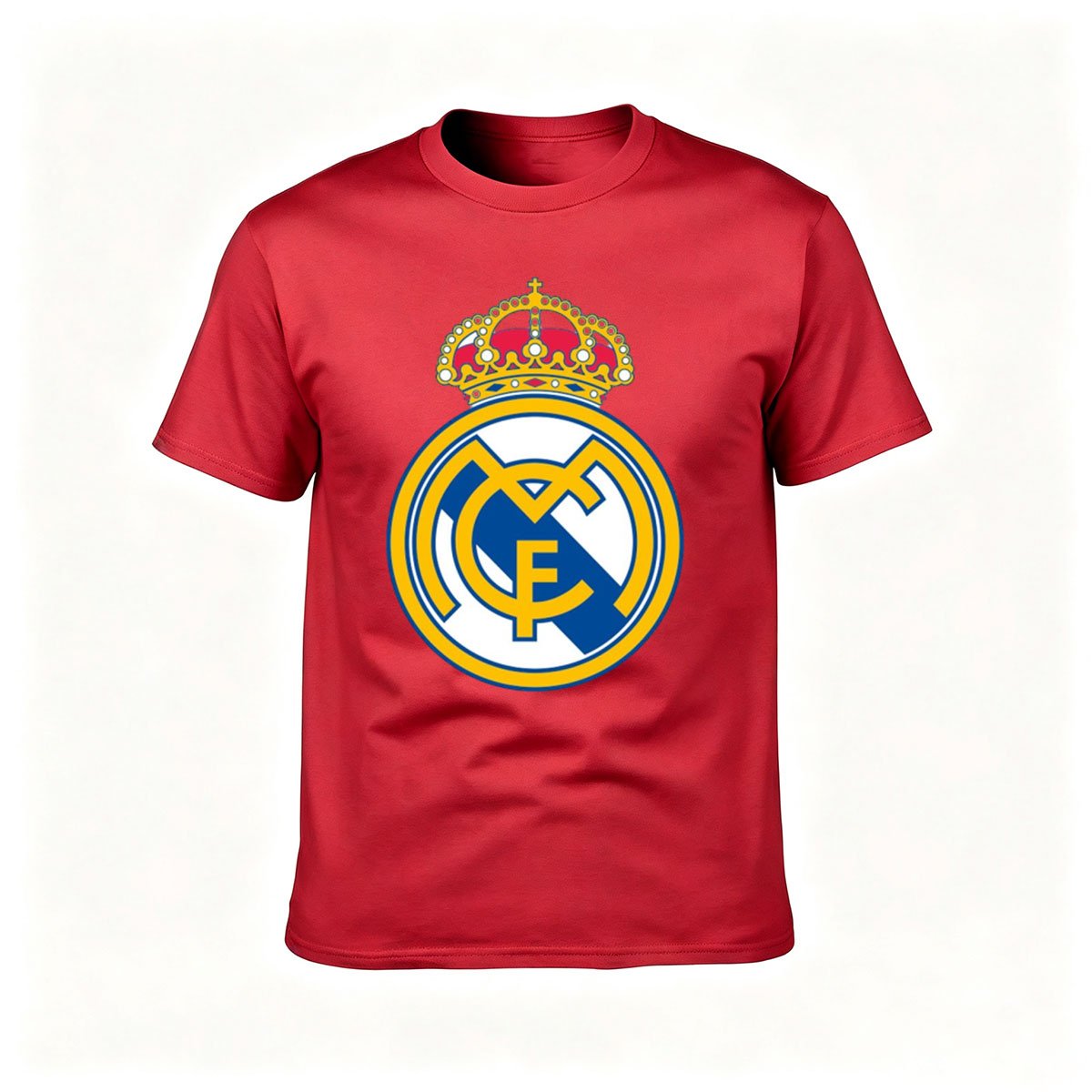 Real Madrid Logo Men's T-Shirt Football Gift Wear - Image 5