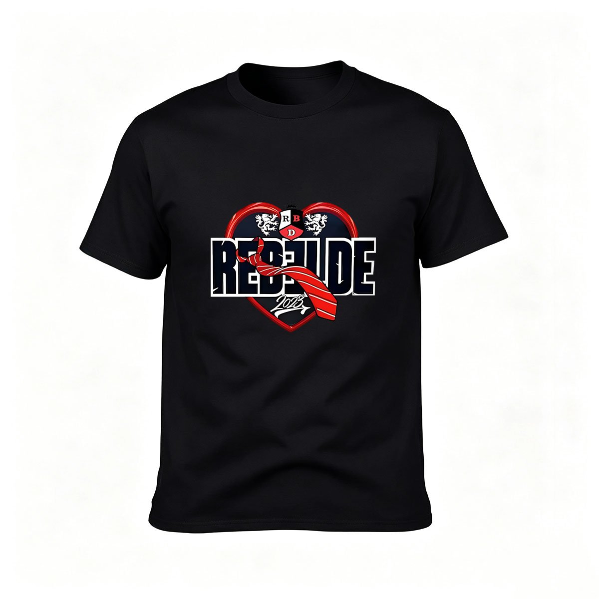Rebel Pride Heart Design Men's T-Shirt Gift for Fans