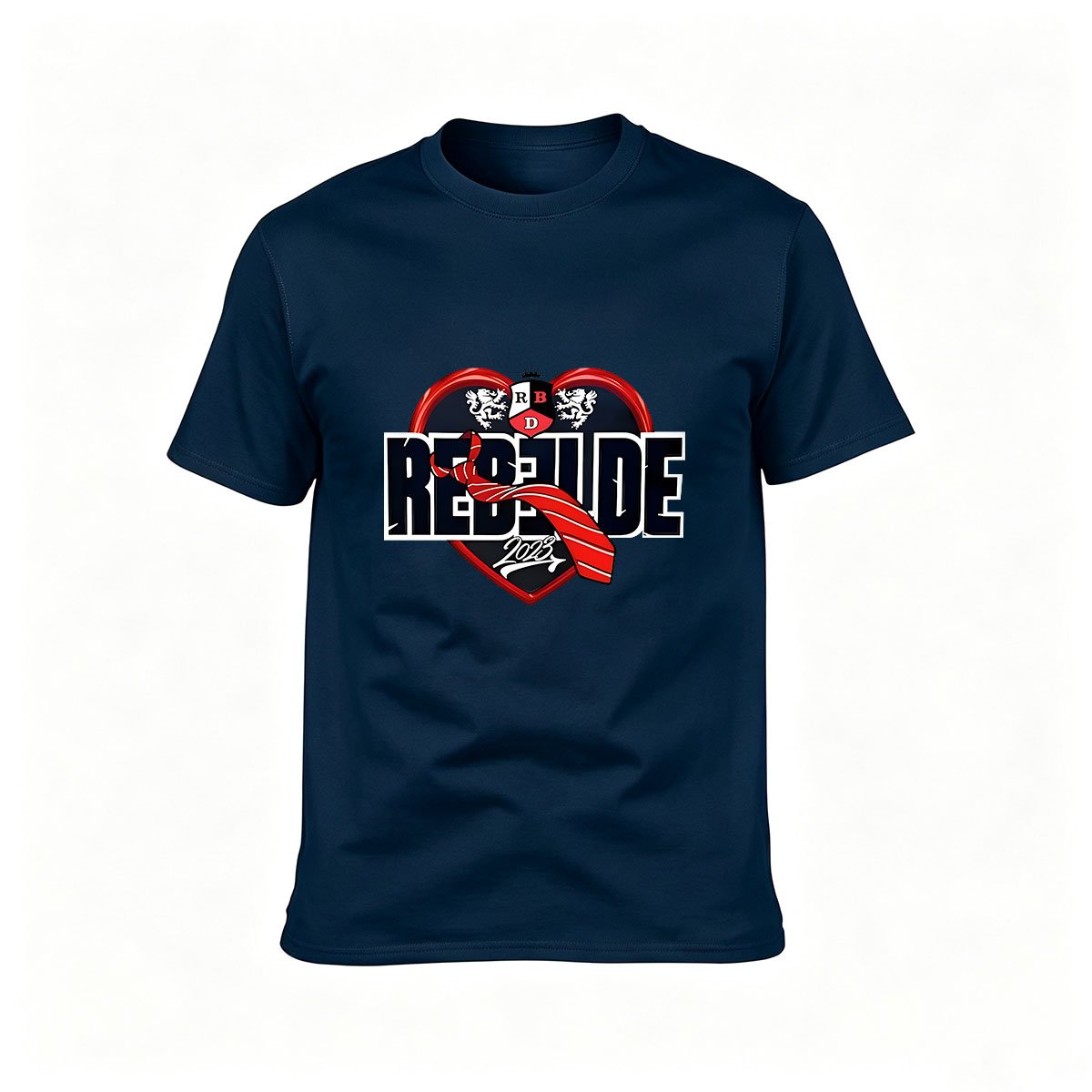 Rebel Pride Heart Design Men's T-Shirt Gift for Fans - Image 6