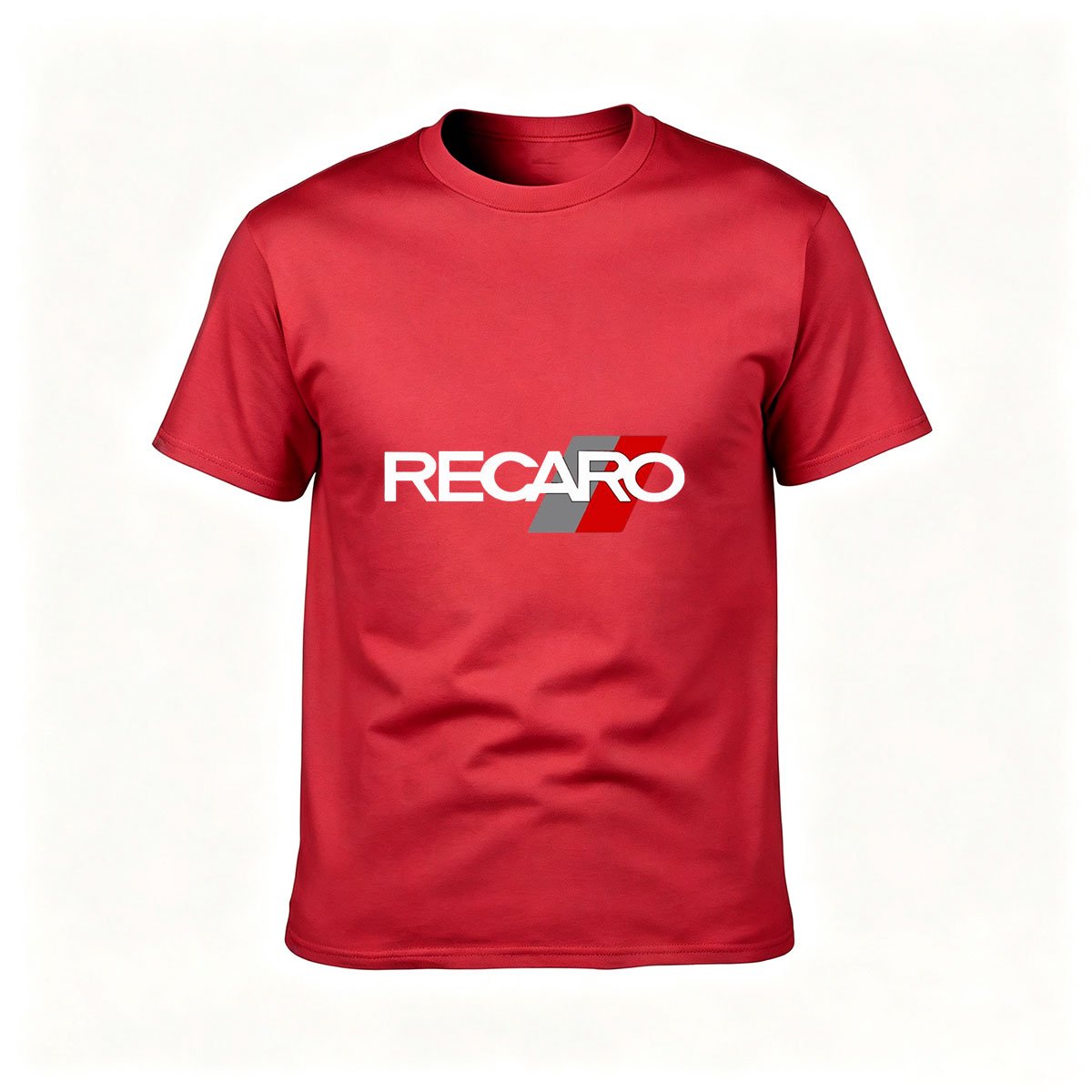 Recaro Logo T-Shirt Men's Black Casual Gift Wear - Image 5