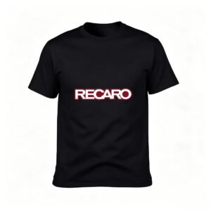 Recaro Logo T-Shirt Men's Black Car Enthusiast Gift