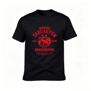 House Targaryen Dragon Fire and Blood Men's T-Shirt Gift