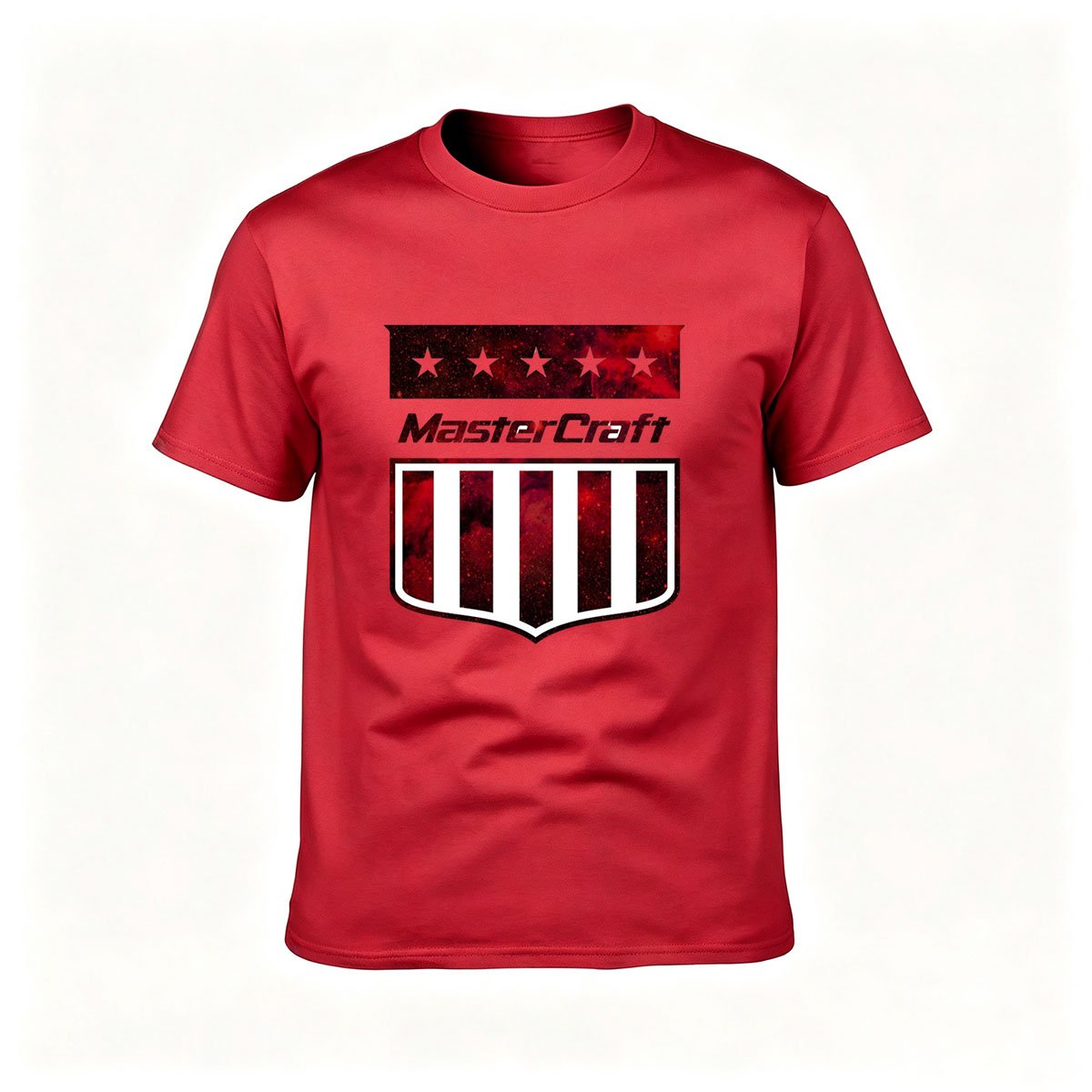 American Flag Shield Design Men's T-Shirt Gift for Patriotic Events - Image 5