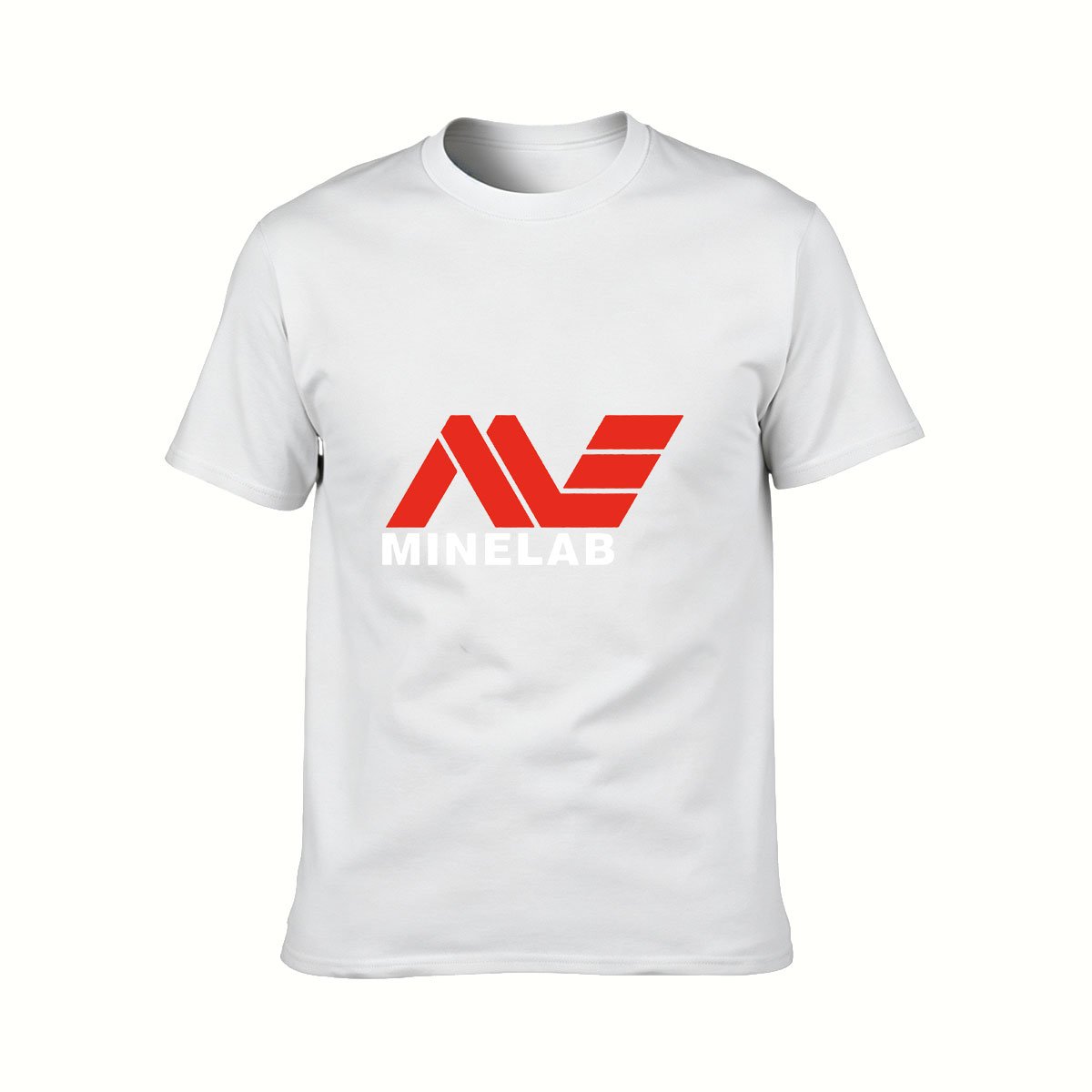 Minelab Logo T-Shirt Men's Black Red Design Gift for Metal Detector Enthusiasts - Image 2