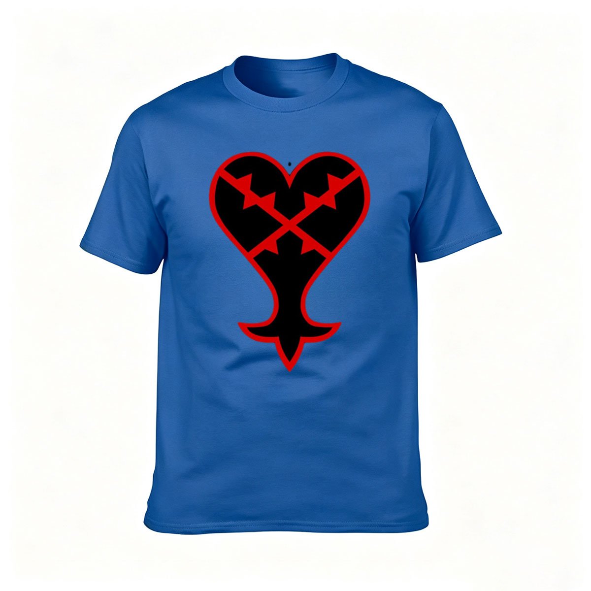 Red Heart Arrow Design Men's T-Shirt Casual Gift Wear - Image 4