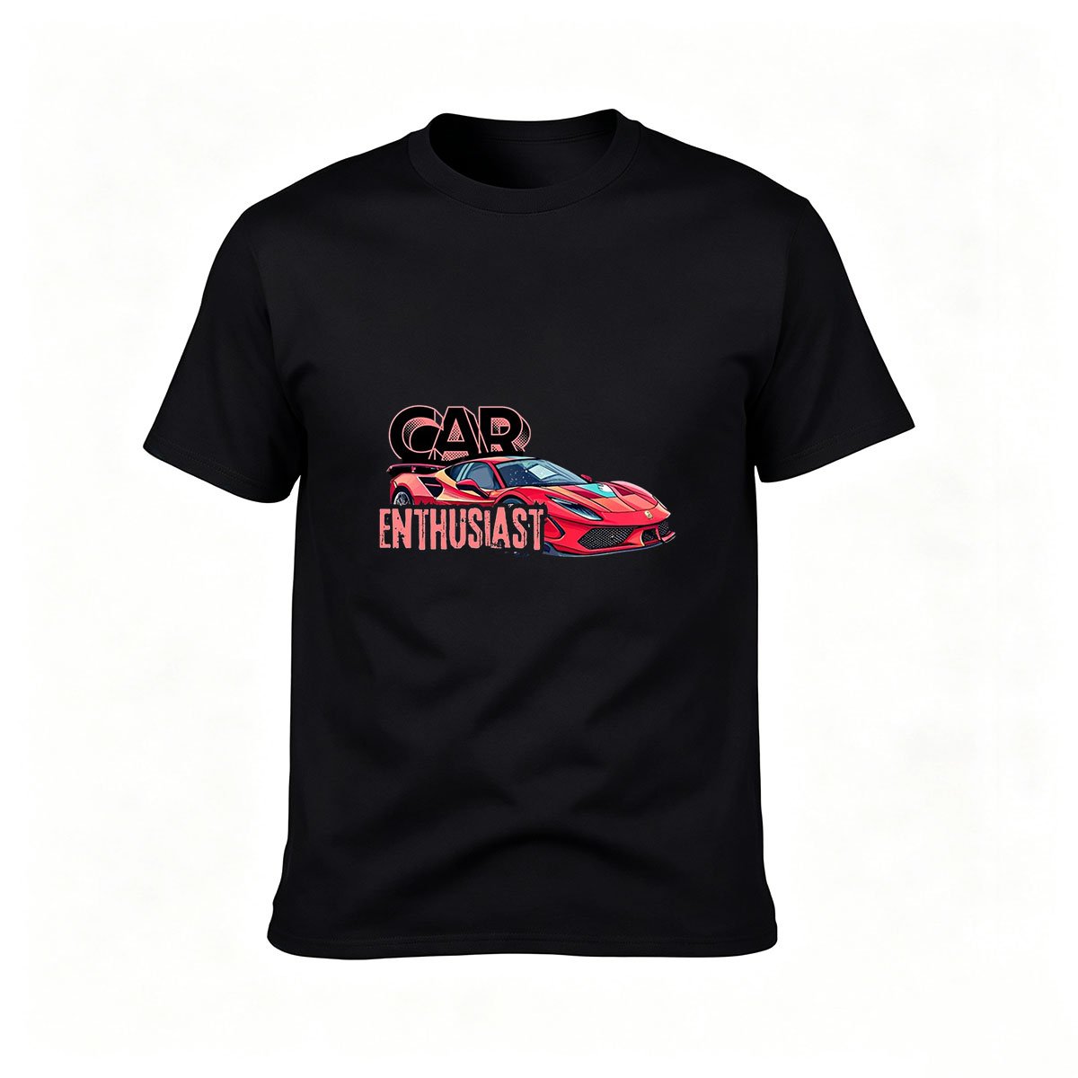 Car Enthusiast Red Sports Car Men's T-Shirt Gift For Auto Lovers
