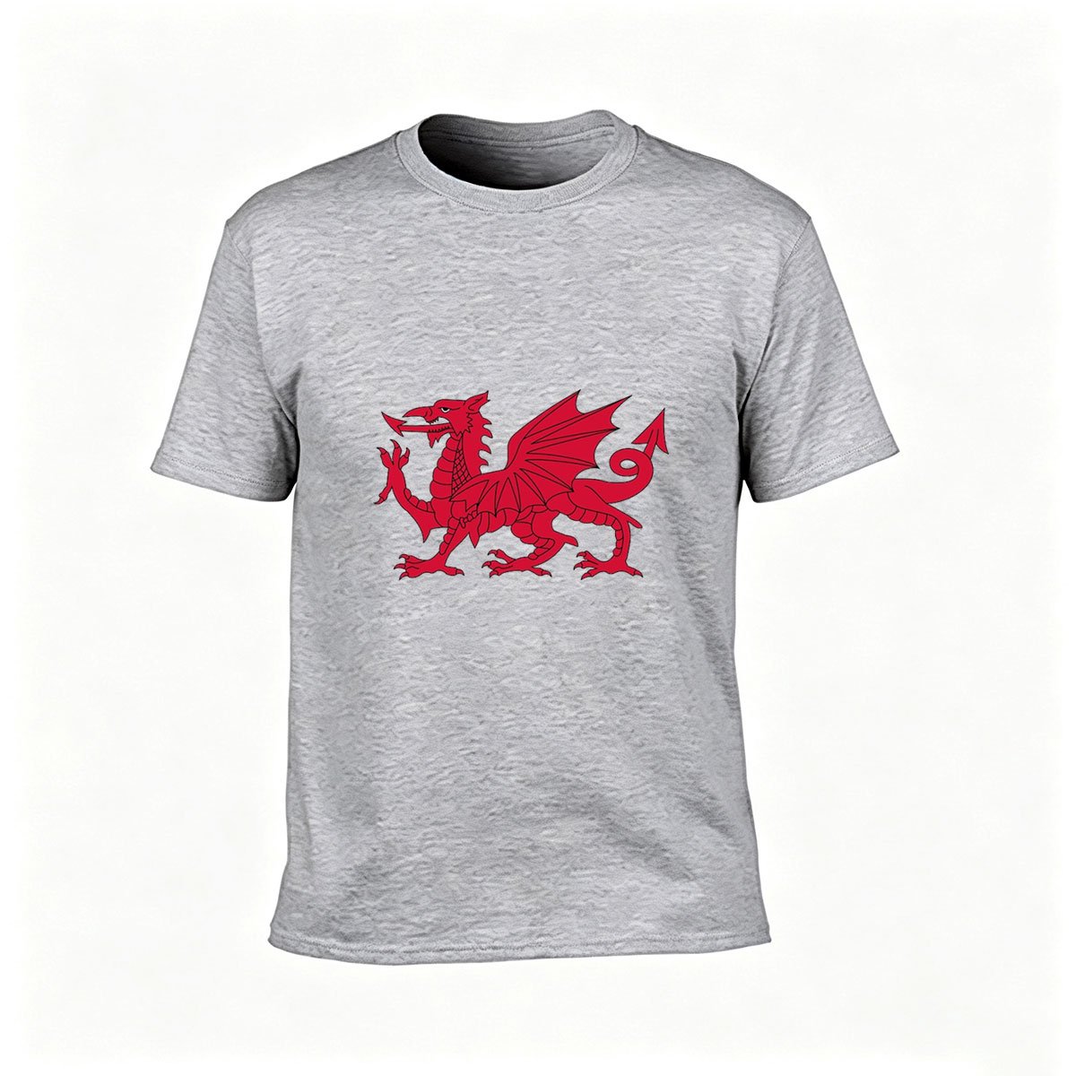 Red Dragon Print Men's T-Shirt Casual Gift Wear - Image 3