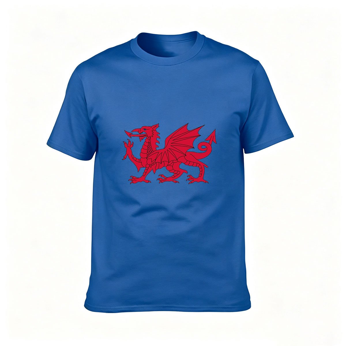 Red Dragon Print Men's T-Shirt Casual Gift Wear - Image 4