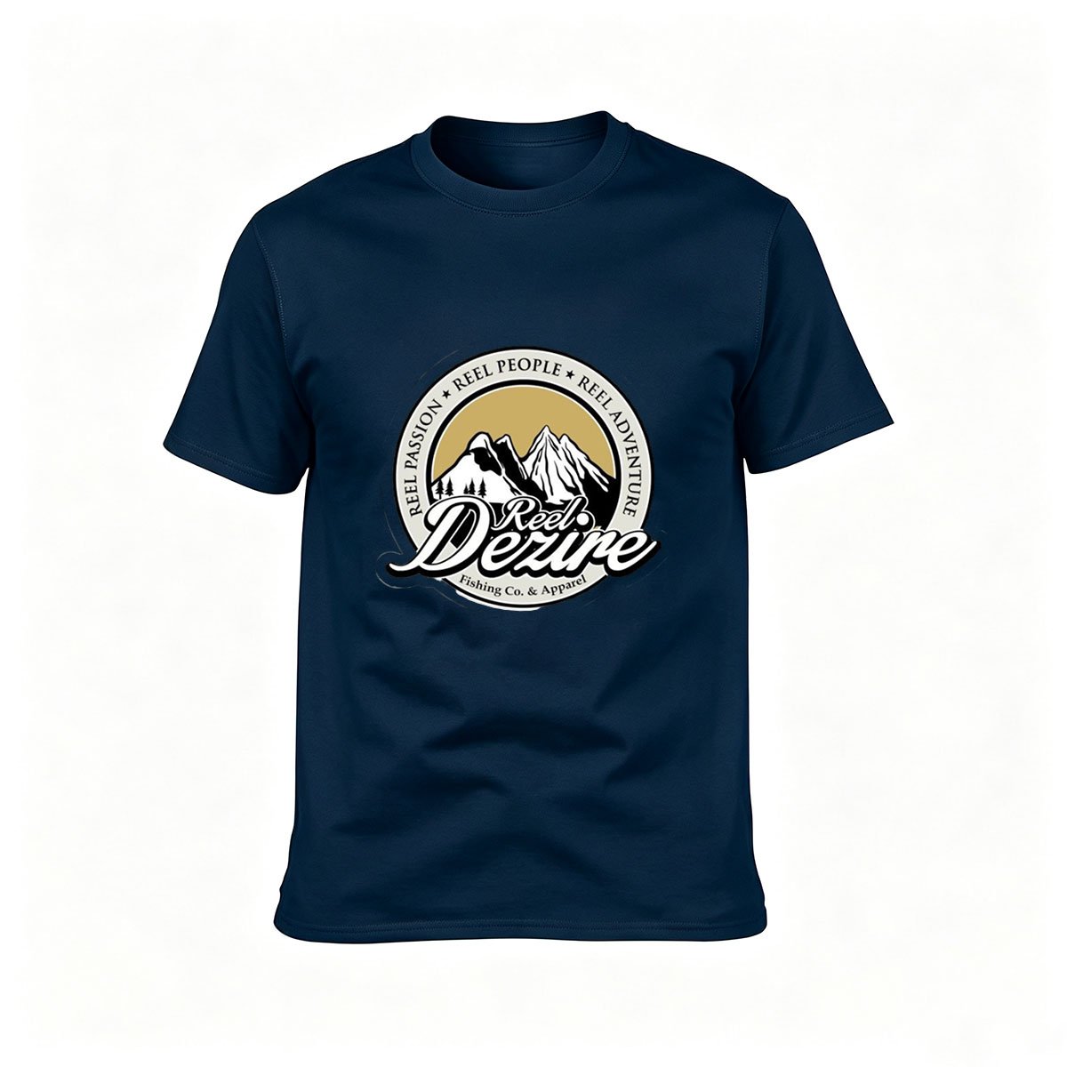 Reel Dezire Fishing Logo Men's T-Shirt Outdoor Adventure Gift - Image 6
