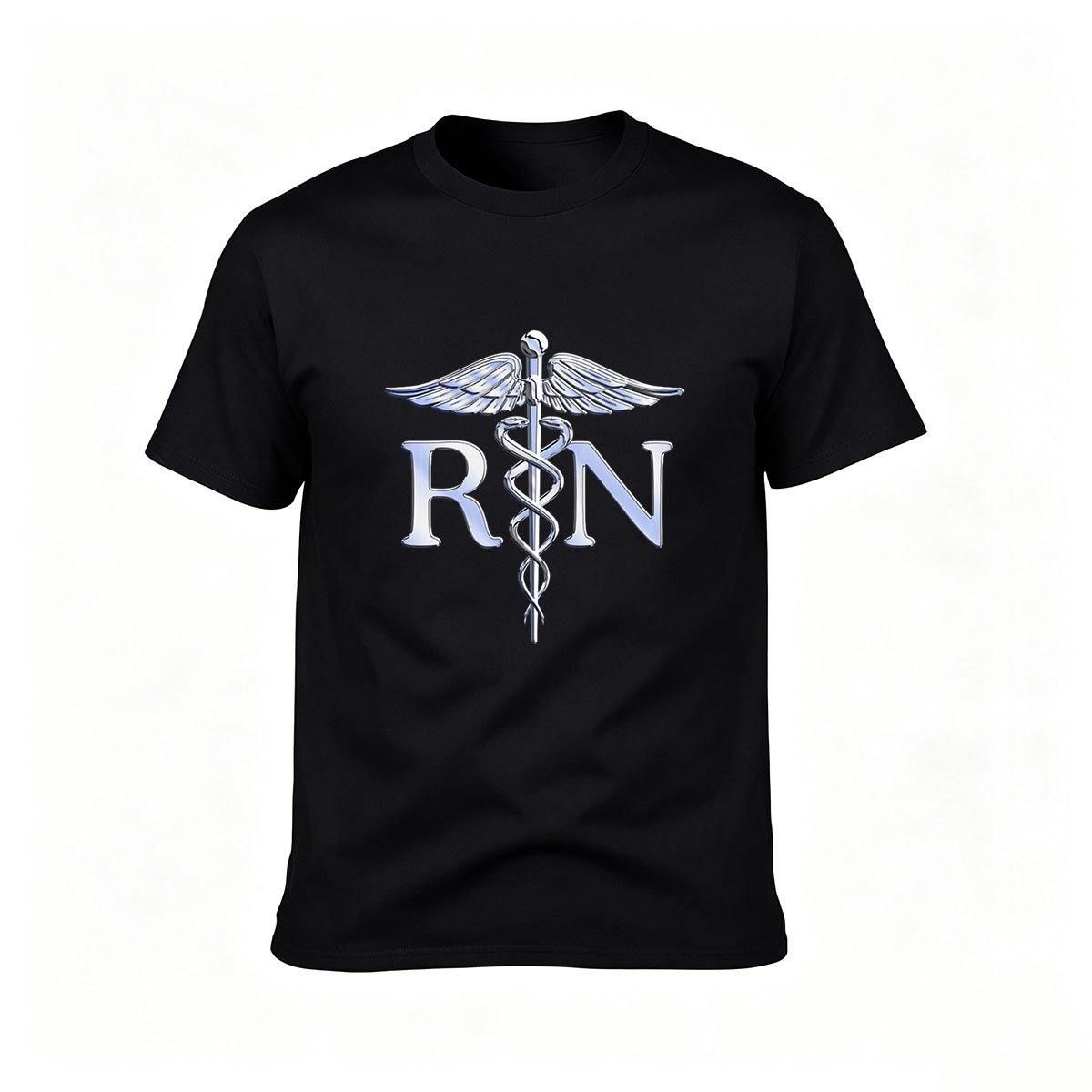 RN Caduceus Nurse Symbol T-Shirt Men Women Medical Gift
