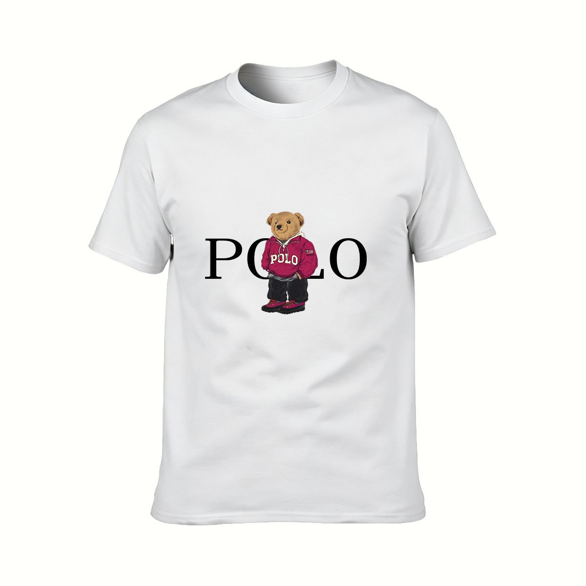 Polo Bear Logo Men's T-Shirt Casual Gift Wear - Image 2