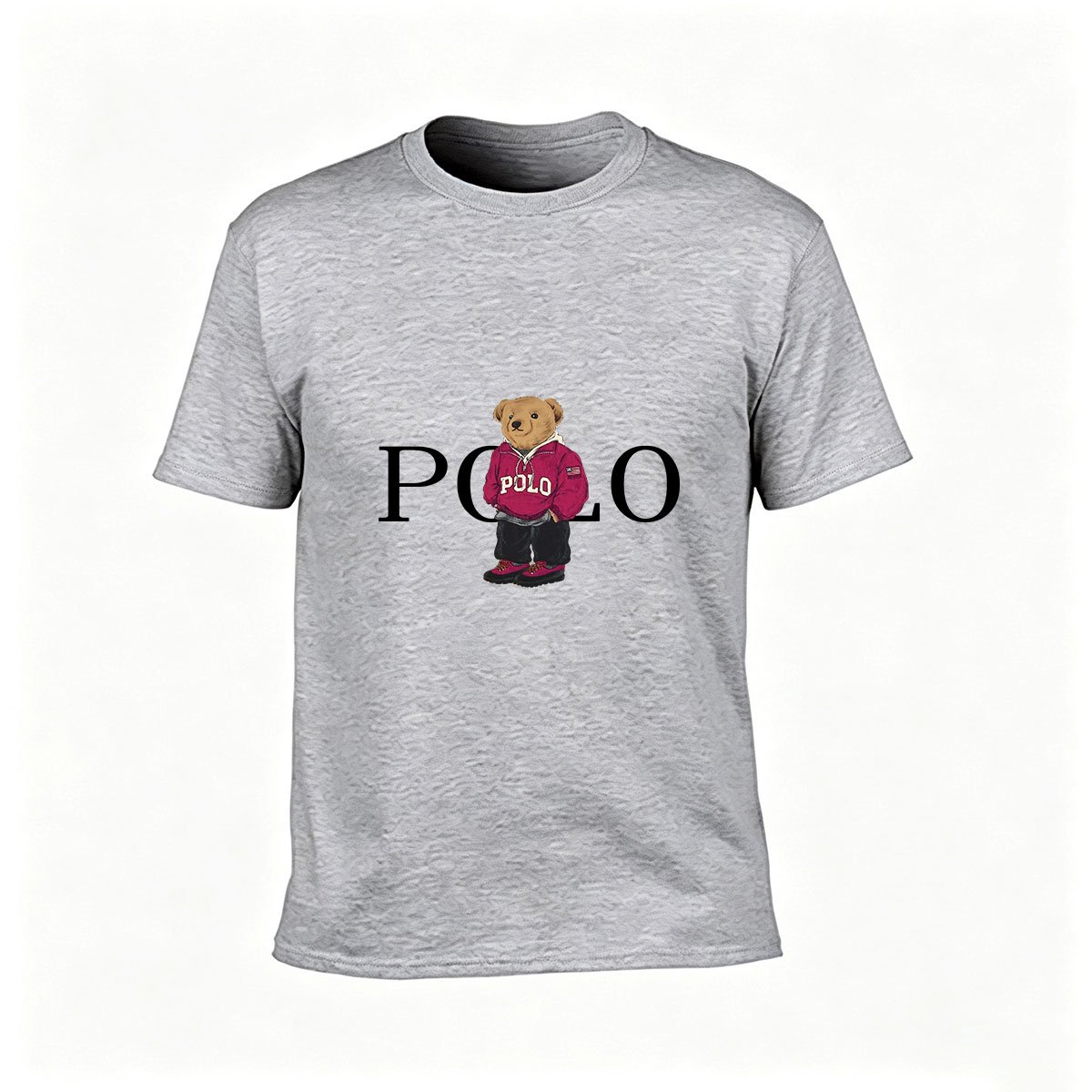 Polo Bear Logo Men's T-Shirt Casual Gift Wear - Image 3