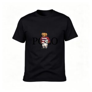 Polo Bear Soccer Player Men's T-Shirt Gift for Sports Fans