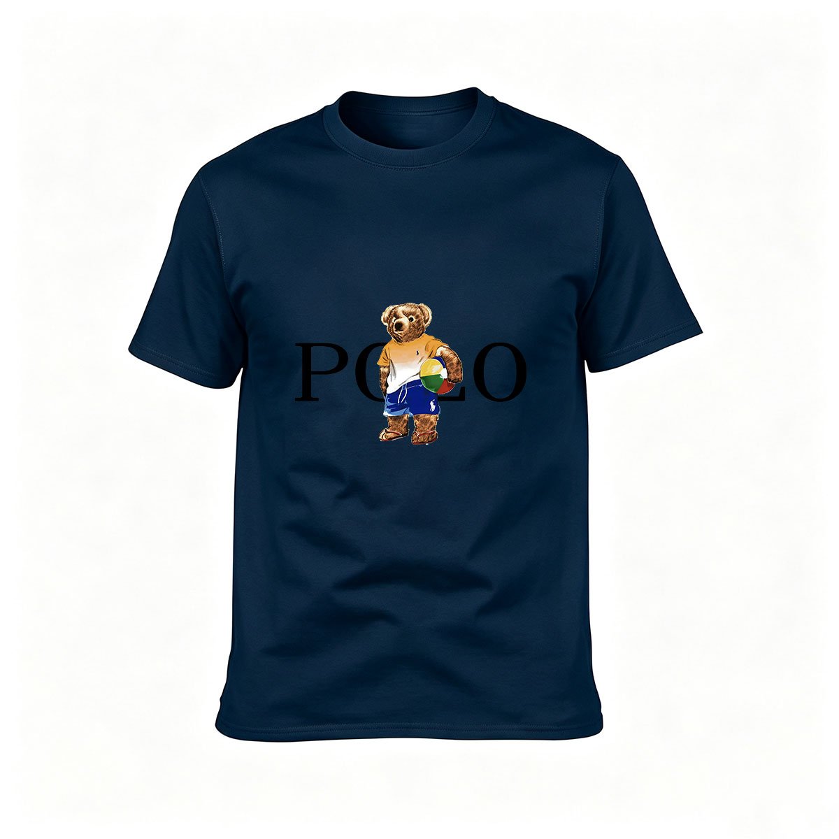 Polo Bear Graphic Men's T-Shirt Casual Gift Wear - Image 6