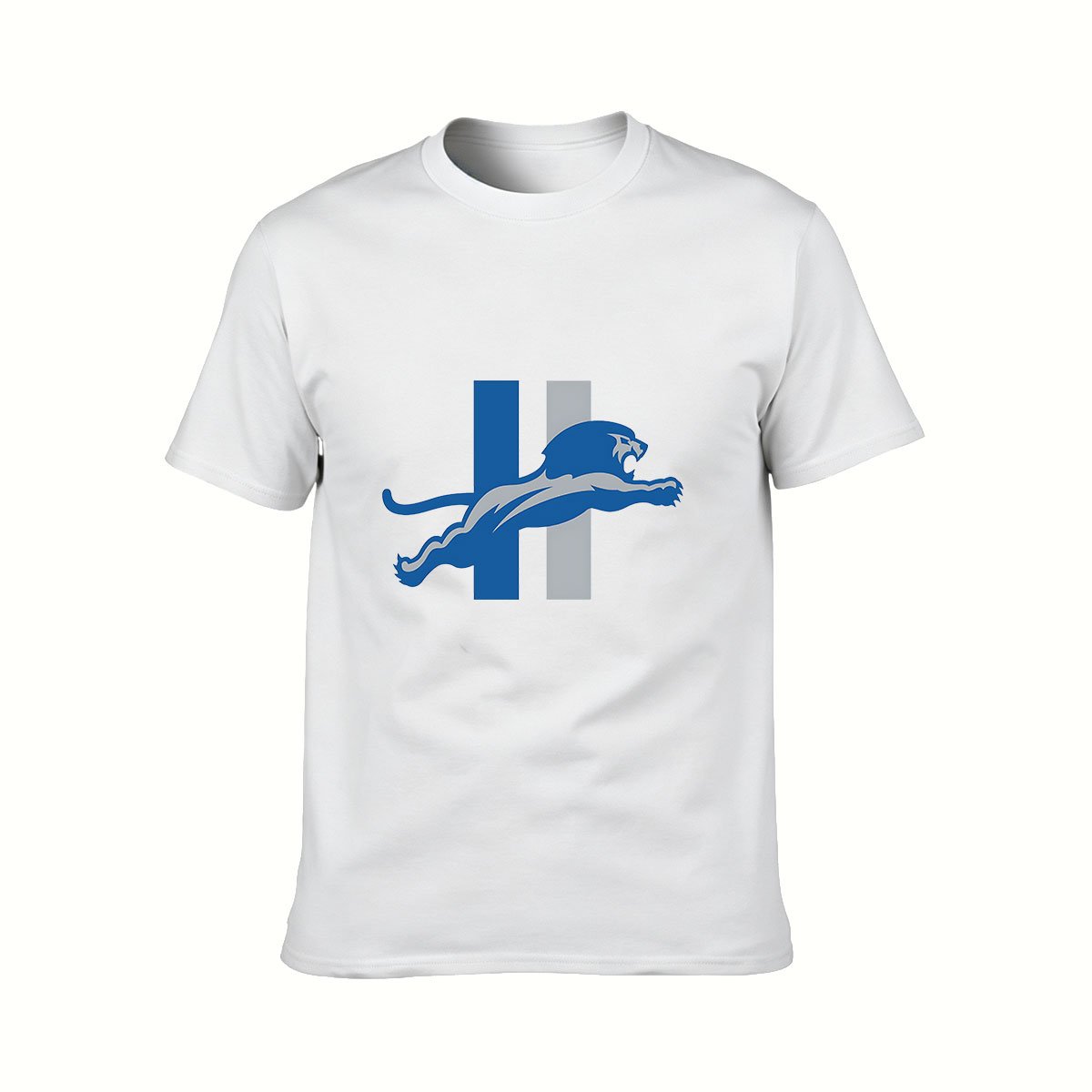 Detroit Lions NFL Logo Men's T-Shirt Gift for Fans - Image 2