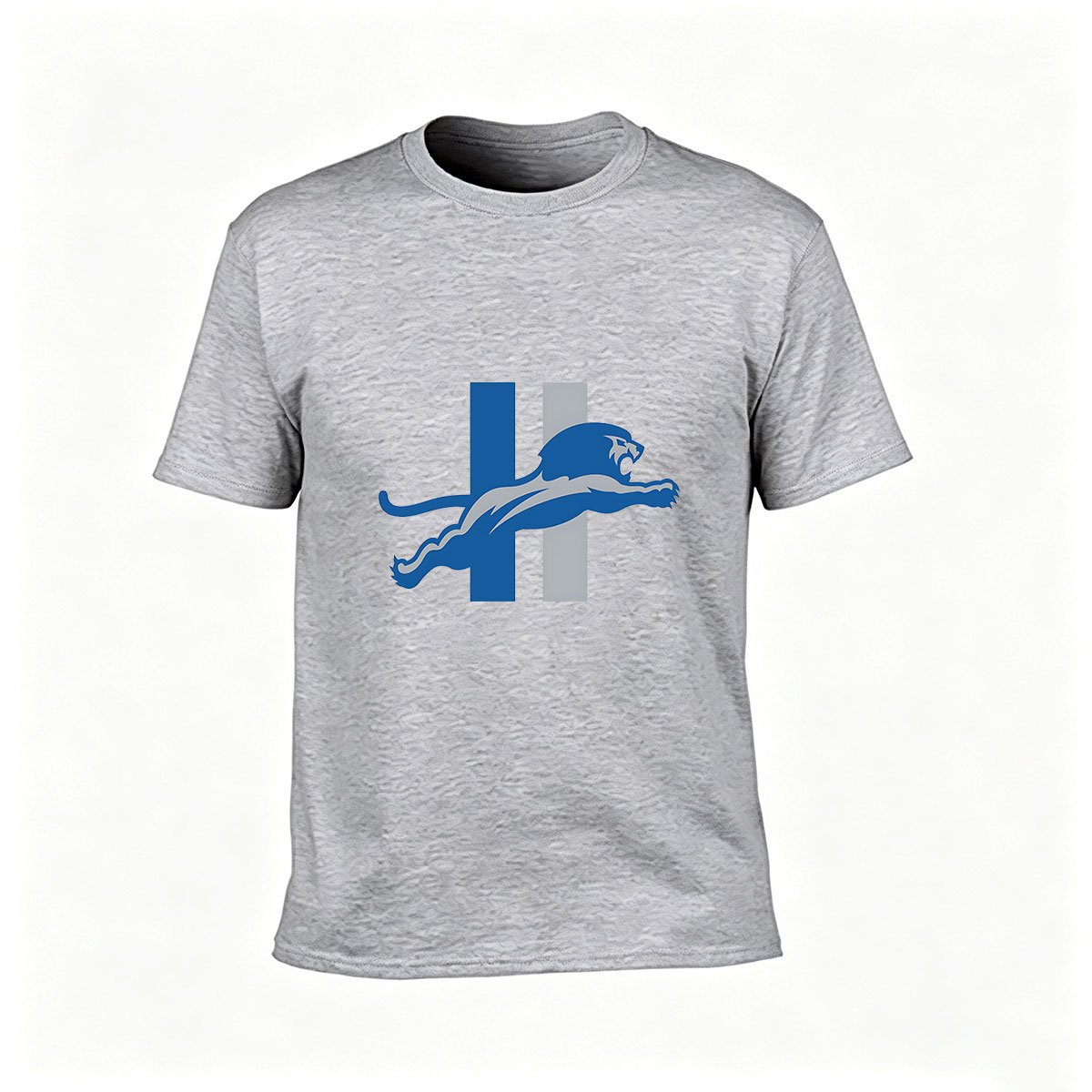Detroit Lions NFL Logo Men's T-Shirt Gift for Fans - Image 3
