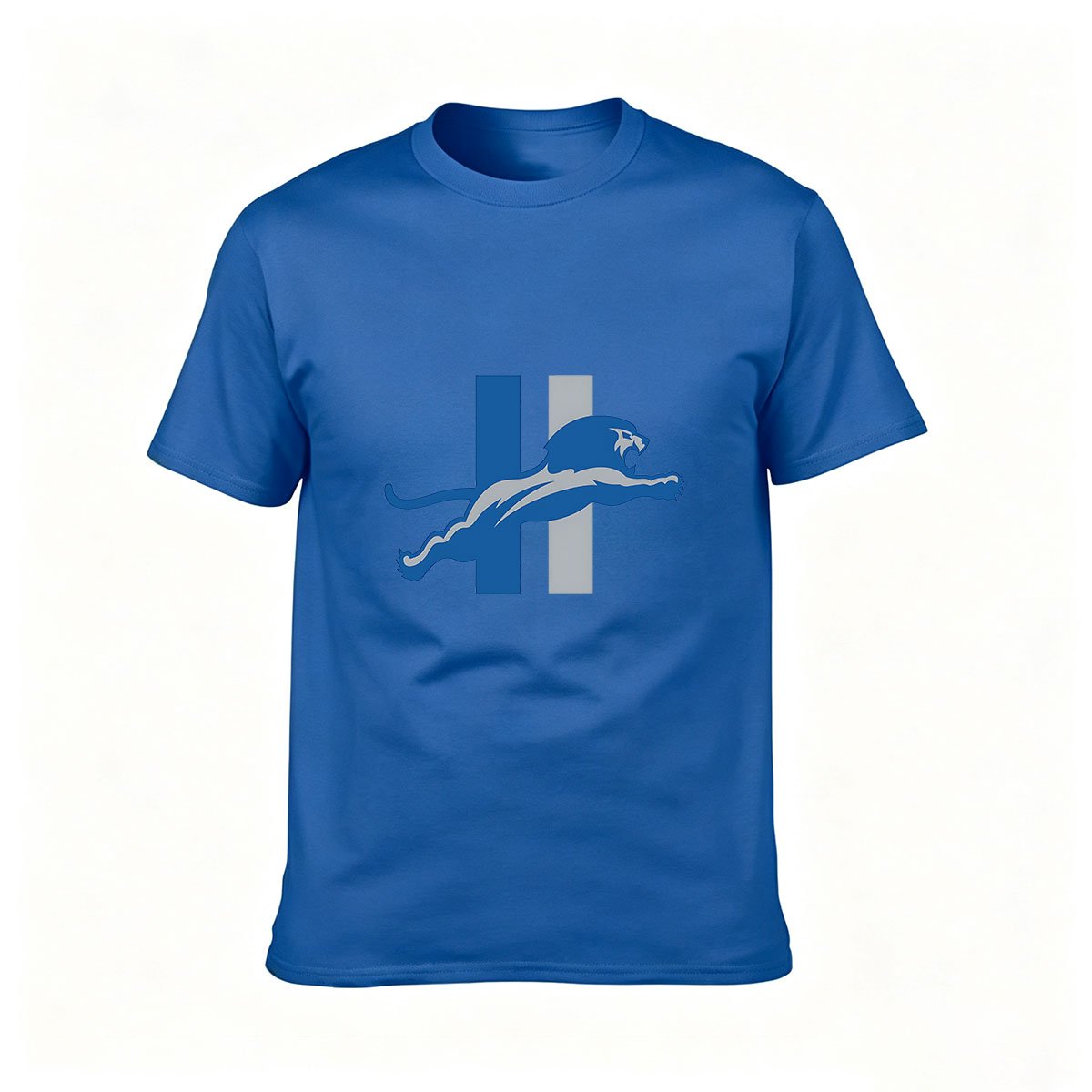 Detroit Lions NFL Logo Men's T-Shirt Gift for Fans - Image 4