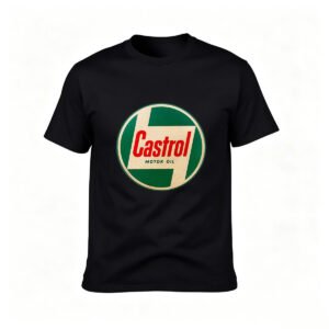 Castrol Motor Oil Logo T-Shirt Men's Vintage Racing Gift