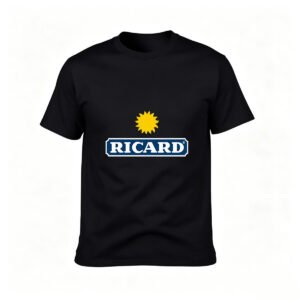 Ricard Logo T-Shirt Men's Casual Wear Gift for Fans