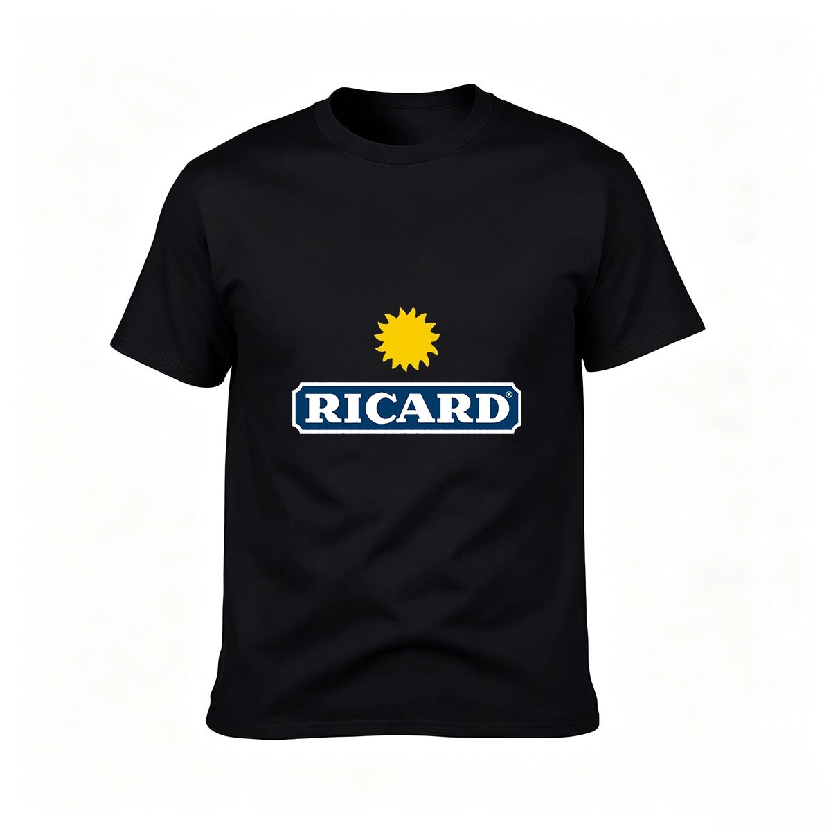 Ricard Logo T-Shirt Men's Casual Wear Gift for Fans