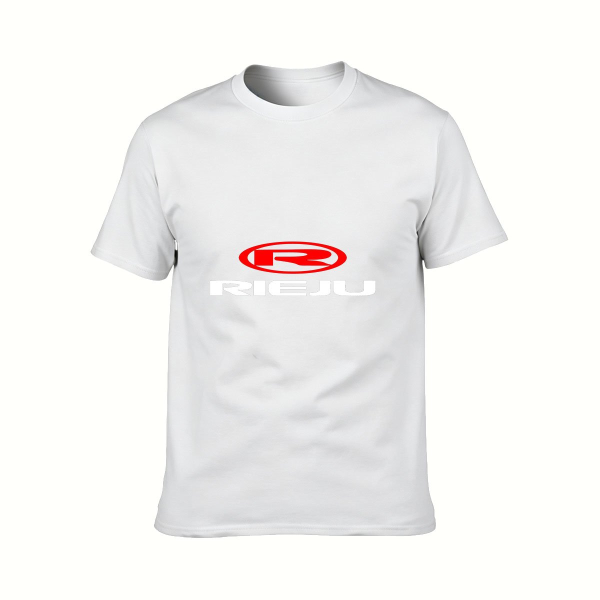 Rieju Logo T-Shirt Men's Black Casual Tee Gift for Motorcycle Fans - Image 2