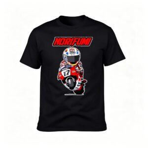 NORIFUMI Motorcycle Racing T-Shirt Men's Gift Sport Tee