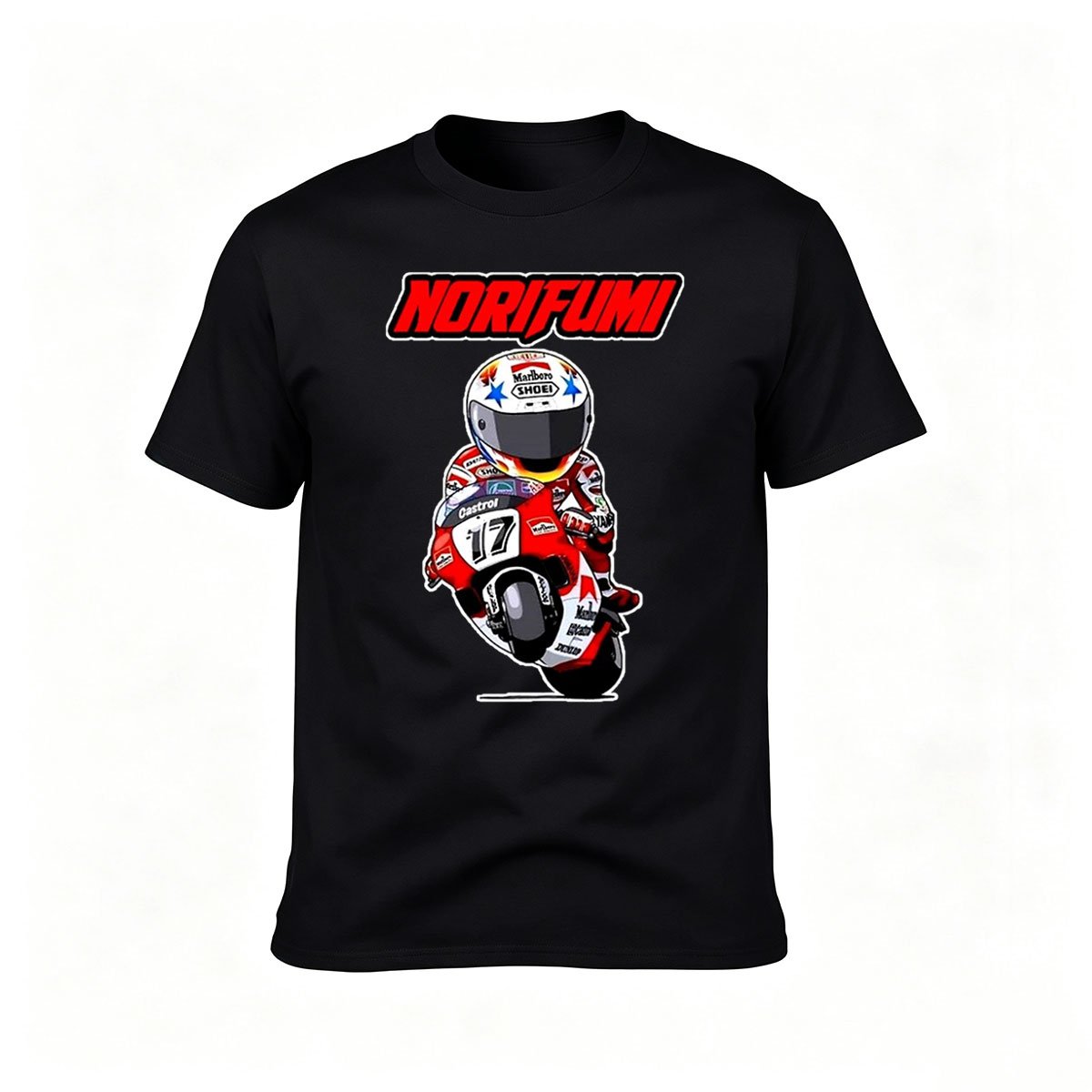 NORIFUMI Motorcycle Racing T-Shirt Men's Gift Sport Tee