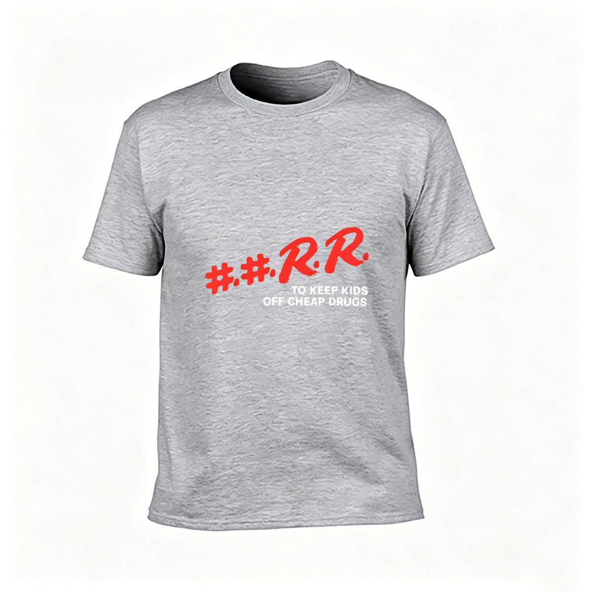 #RR To Keep Kids Off Cheap Drugs Men's T-Shirt - Image 3