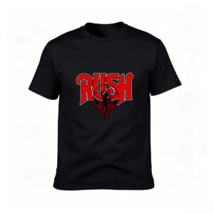 Rush Band Logo Men's T-Shirt Rock Music Gift Tee