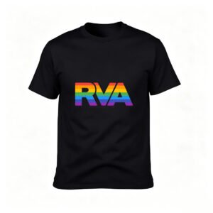 RVA Rainbow Pride T-Shirt for Men and Women Casual Wear Gift